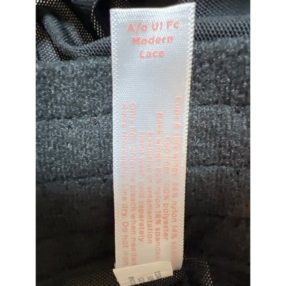 Cacique Black Lace Underwire Bra 46D Modern Lace Style Nylon Blend Womens Plus S - Picture 5 of 5